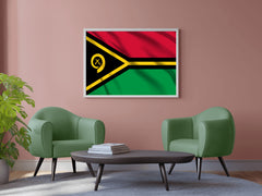 Vanuatu National Flag Wall Art