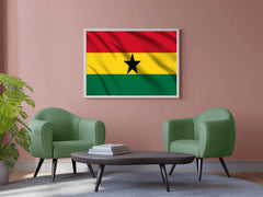 Ghana National Flag Wall Art