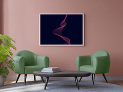 Technology Line Wave Abstract Wall Art