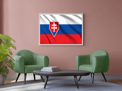 Slovakia National Flag Wall Art