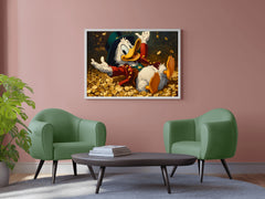 Rich Scrooge McDuck Wall Art - beink online art store