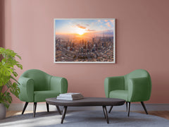 A Panoroma of the Skyline Wall Art