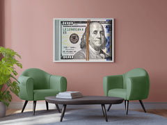 Portrait of Benjamin Franklin Wall Art