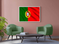 Portugal National Flag Wall Art - beink online art store