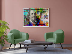 Benjamin Franklin on Dollar Wall Art