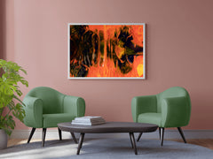 Fire Through Abstract Wall Art