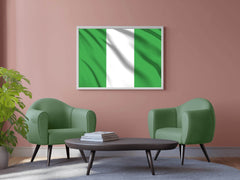 Nigeria National Flag Wall Art - beink online art store