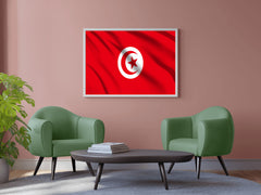 Tunisia National Flag Wall Art