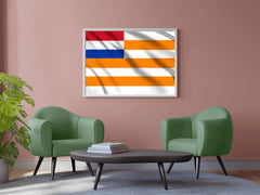 The Orange Free State Flag Wall Art - beink online art store