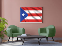 Puerto Rico National Flag Wall Art