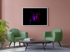 Eren Jaeger Neon  Anime Wall Art