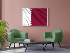 Qatar National Flag Wall Art