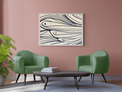 Ocean Currents Modern Wall Art