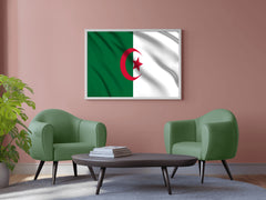 Algeria National Flag Wall Art