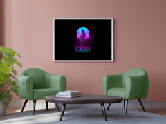 FORTNITE Cool Neon  Gaming Wall Art