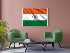 India National Flag Wall Art - beink online art store