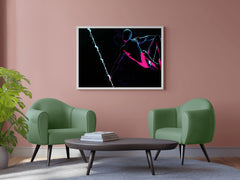 Spider Man NEON  Miles Morales Gaming Wall Art