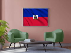Haiti National Flag Wall Art - beink online art store