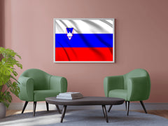 Slovenia National Flag Wall Art