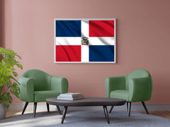 Dominican Republic National Flag Wall Art