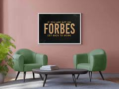 The Forbes Pursuit Motivational Wall Art