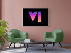 GTA 6 LOGO Gaming Wall Art