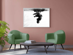 Liquid Pigment Black & White Wall Art - beink online art store