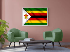 Zimbabwe National Flag Wall Art