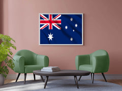 Australia National Flag Wall Art - beink online art store