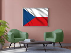 Czech Republic Flag Wall Art