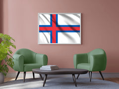 Faroe Islands National Flag Wall Art