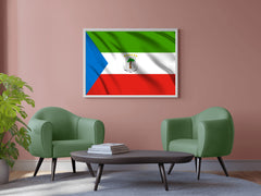 Equatorial Guinea National Flag Wall Art