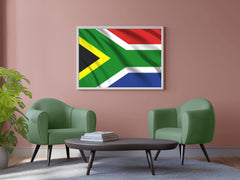 South Africa National Flag Wall Art