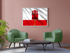 Gibraltar National Flag Wall Art