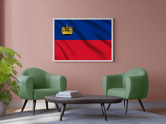 Liechtenstein National Flag Wall Art