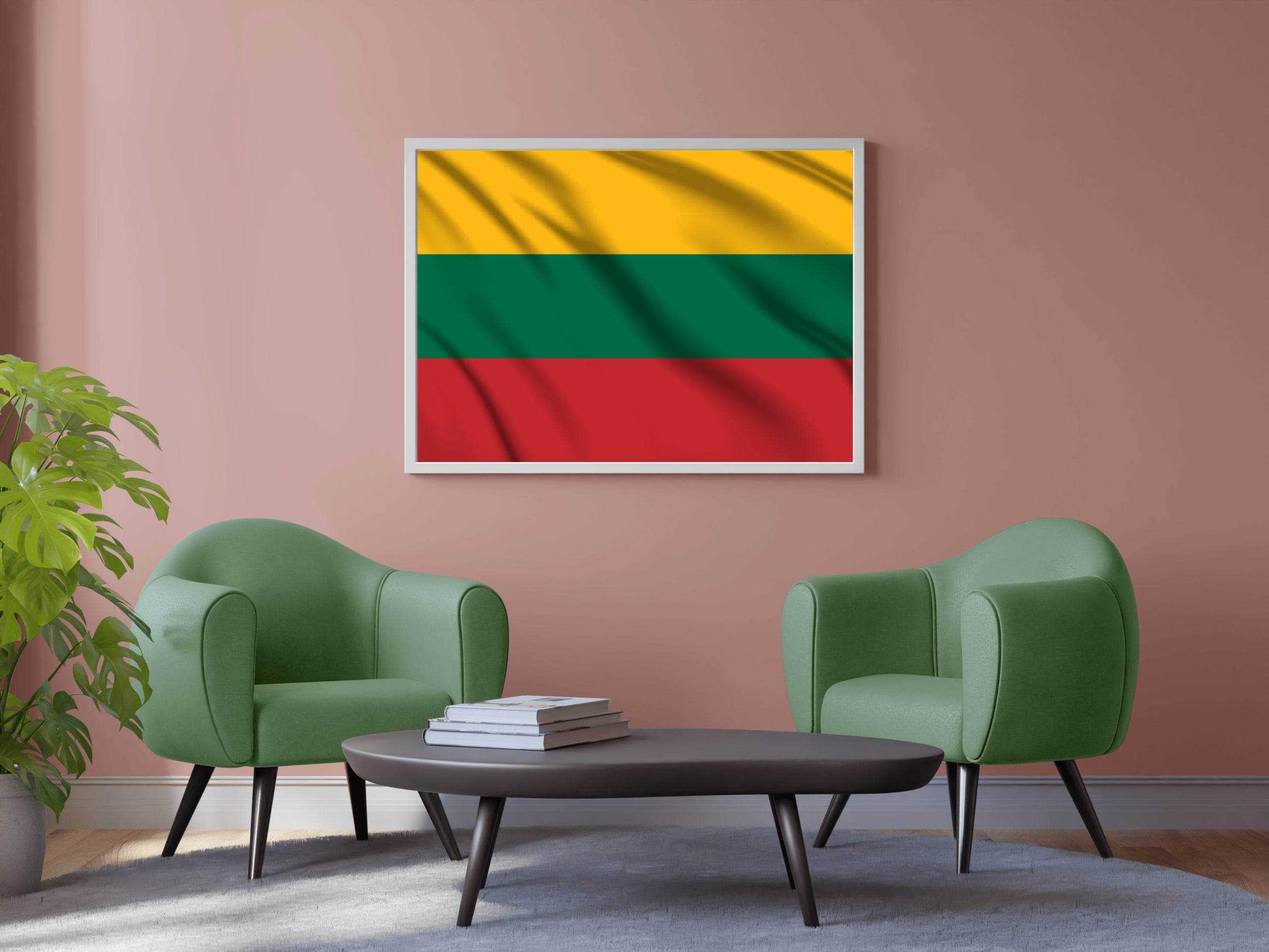 Lithuania National Flag Wall Art - beink online art store