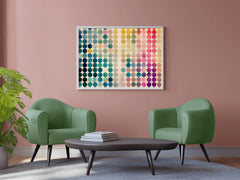 Abstract Painting of Circles With Different Colors