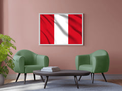 Peru National Flag Wall Art