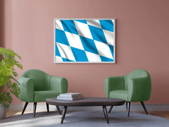 Bavaria National Flag Wall Art - beink online art store
