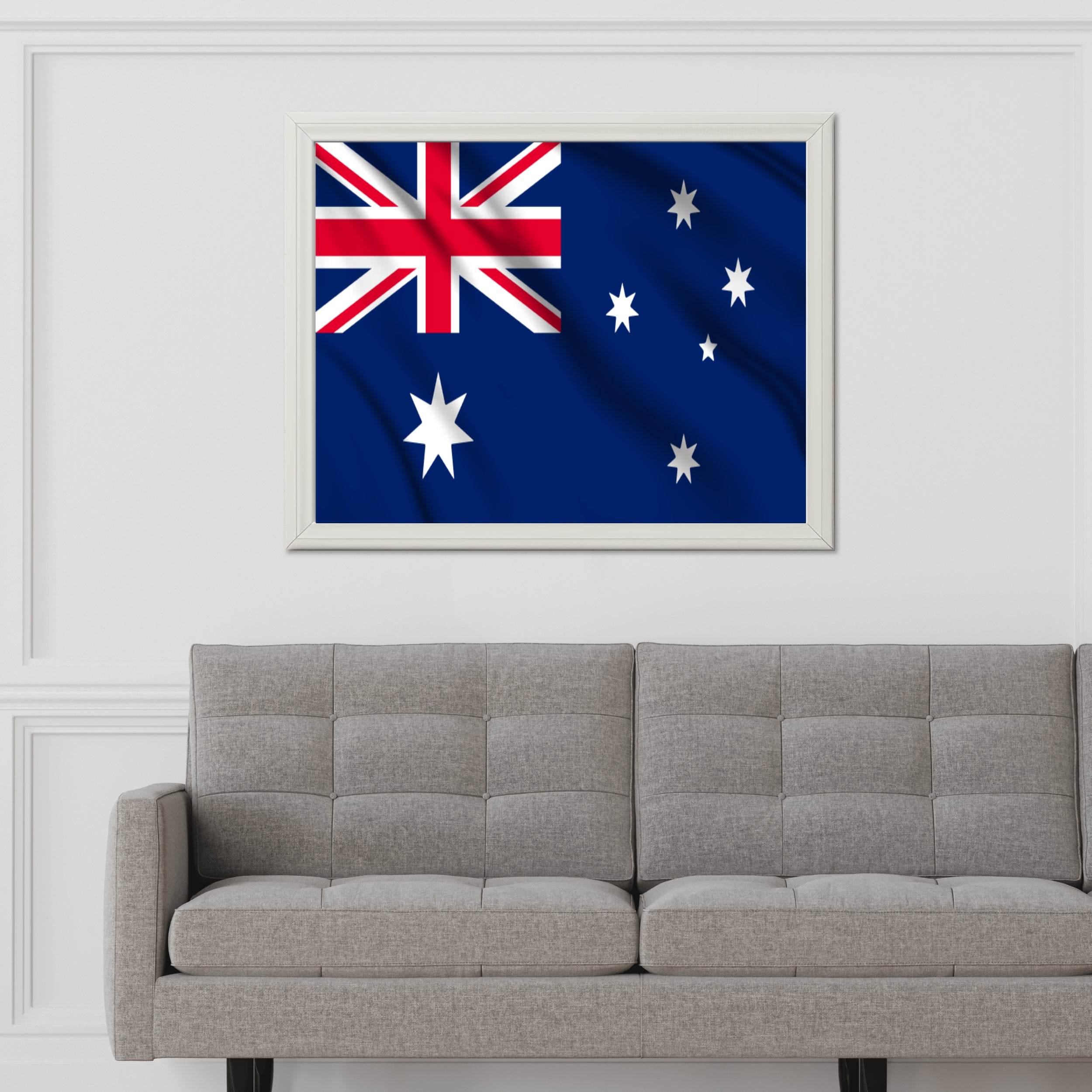Australia National Flag Wall Art - beink online art store