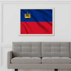 Liechtenstein National Flag Wall Art