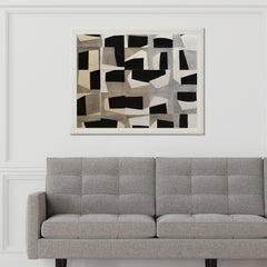 Geometric Grid Modern Wall Art