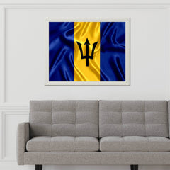 Barbados National Flag Wall Art - beink online art store