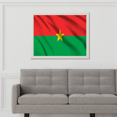 Burkina Faso National Flag Wall Art