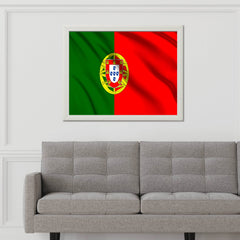 Portugal National Flag Wall Art - beink online art store