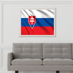 Slovakia National Flag Wall Art