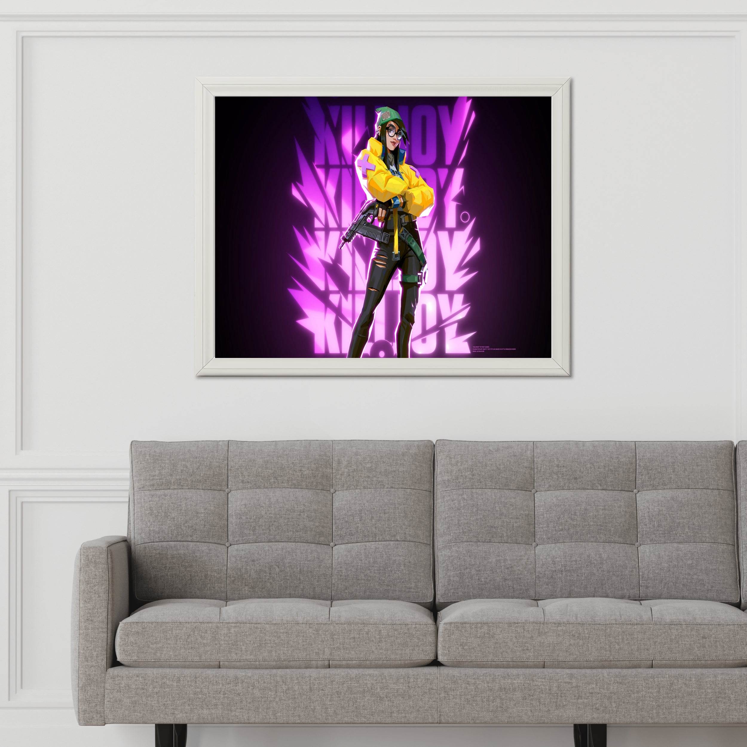 Valorant Killer Agent Gaming Wall Art - beink online art store