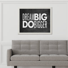 Dream Big Motivational Wall Art