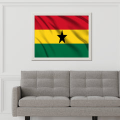 Ghana National Flag Wall Art