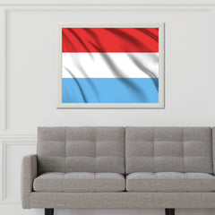 Luxembourg National Flag Wall Art - beink online art store